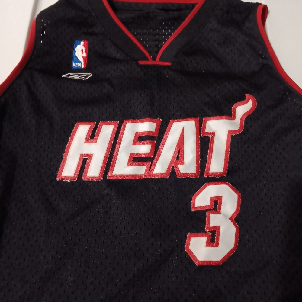 Black Miami Heat Basketball Jersey Dewayne Wade